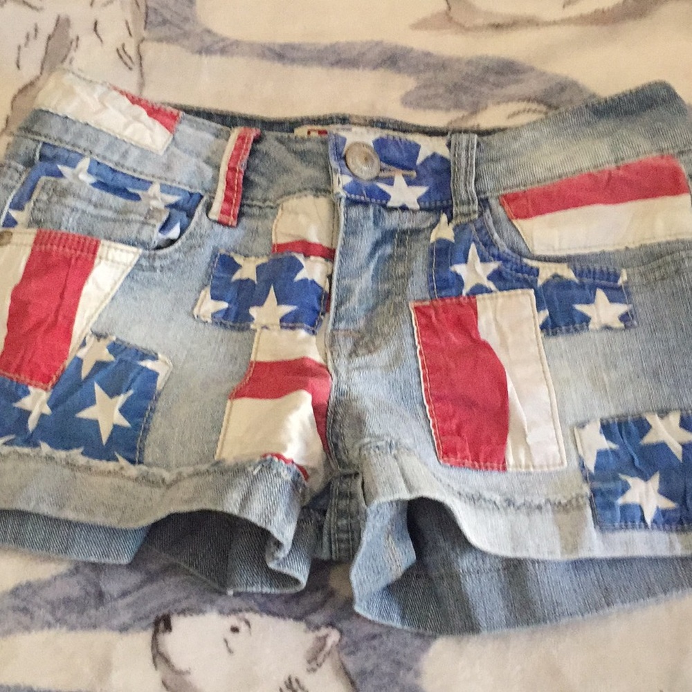 Jean lei low rise shorts & lace shorts bundle